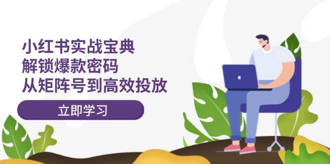 小红书实战宝典：解锁爆款密码，从矩阵号到高效投放-廉价云资源网
