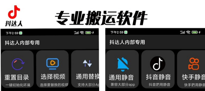 对外收费699抖音傻瓜式一键搬运，起号专用5分钟一个视频《软件+详细教程》-廉价云资源网