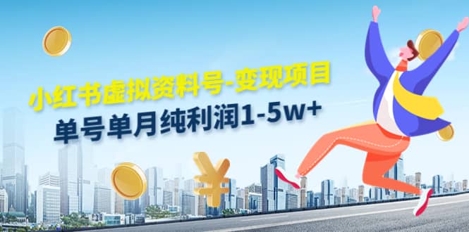 小红书虚拟资料号-变现项目：实操玩法分享-廉价云资源网
