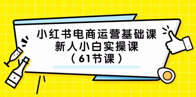 小红书电商运营基础课，新人小白实操课（61节课）-廉价云资源网