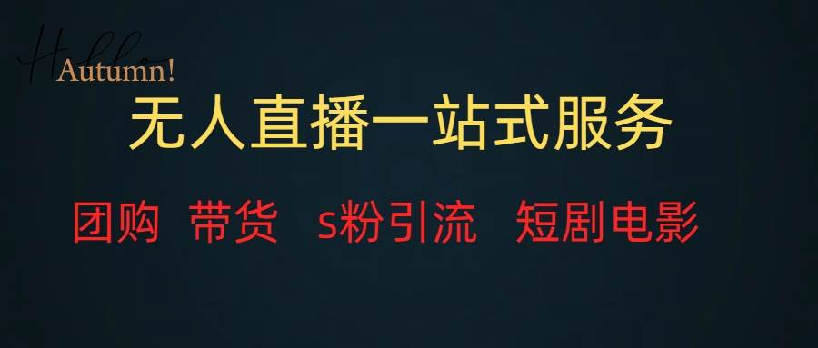 无人直播全套服务，变现稳定-廉价云资源网