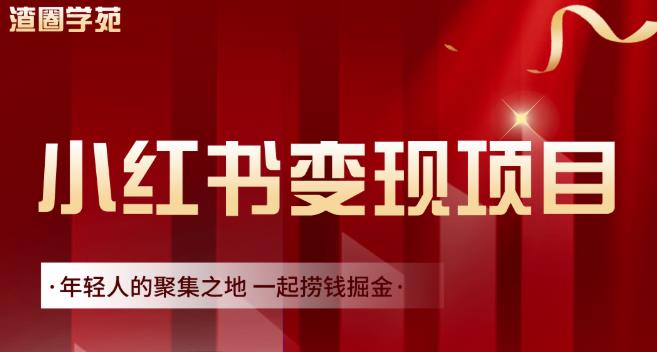 渣圈学苑·小红书虚拟资源变现项目，一起捞钱掘金价值1099元-廉价云资源网
