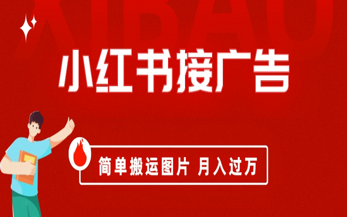 小红书接广告月入过万，简单搬运图片，新手小白快速上手-廉价云资源网