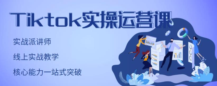 TikTok实操运营课，手把手账号实战，适合零基础Tiktok新人-廉价云资源网