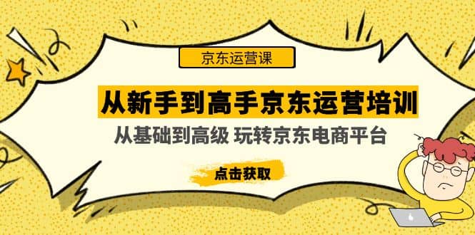 从新手到高手京东运营培训：从基础到高级 玩转京东电商平台(无水印)-廉价云资源网