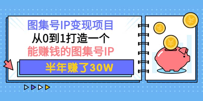 图集号IP变现项目：从0到1打造一个能赚钱的图集号IP-廉价云资源网