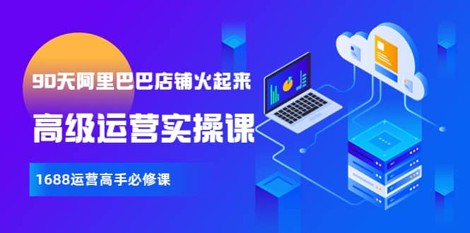 【90天阿里巴巴店铺火起来】高级运营实操课，1688运营高手必修课-廉价云资源网