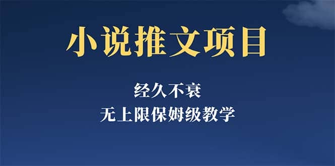 经久不衰的小说推文项目，单号月5-8k，保姆级教程，纯小白都能操作-廉价云资源网