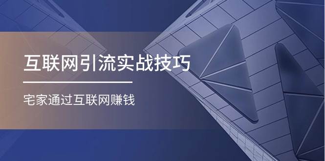 互联网引流实操技巧(适合微商，吸引宝妈)，宅家通过互联网赚钱（17节）-廉价云资源网