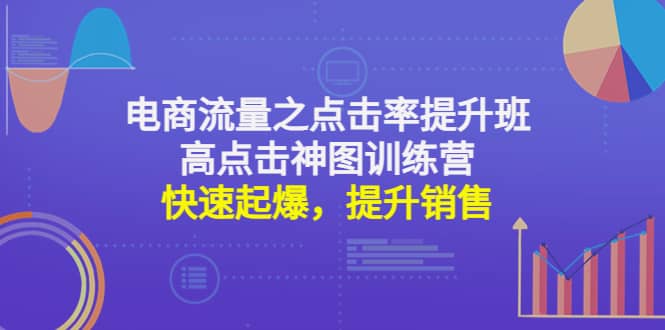 电商流量之点击率提升班+高点击神图训练营：快速起爆，提升销售-廉价云资源网