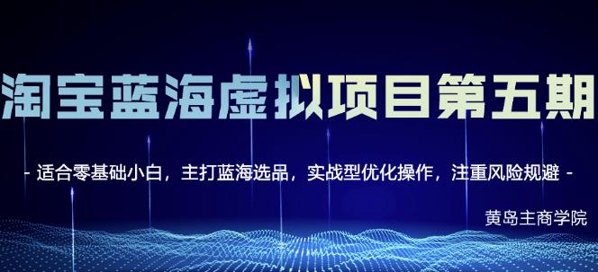 淘宝虚拟无货源3.0+4.0+5.0，适合零基础小白，主打蓝海选品，实战型优化操作-廉价云资源网