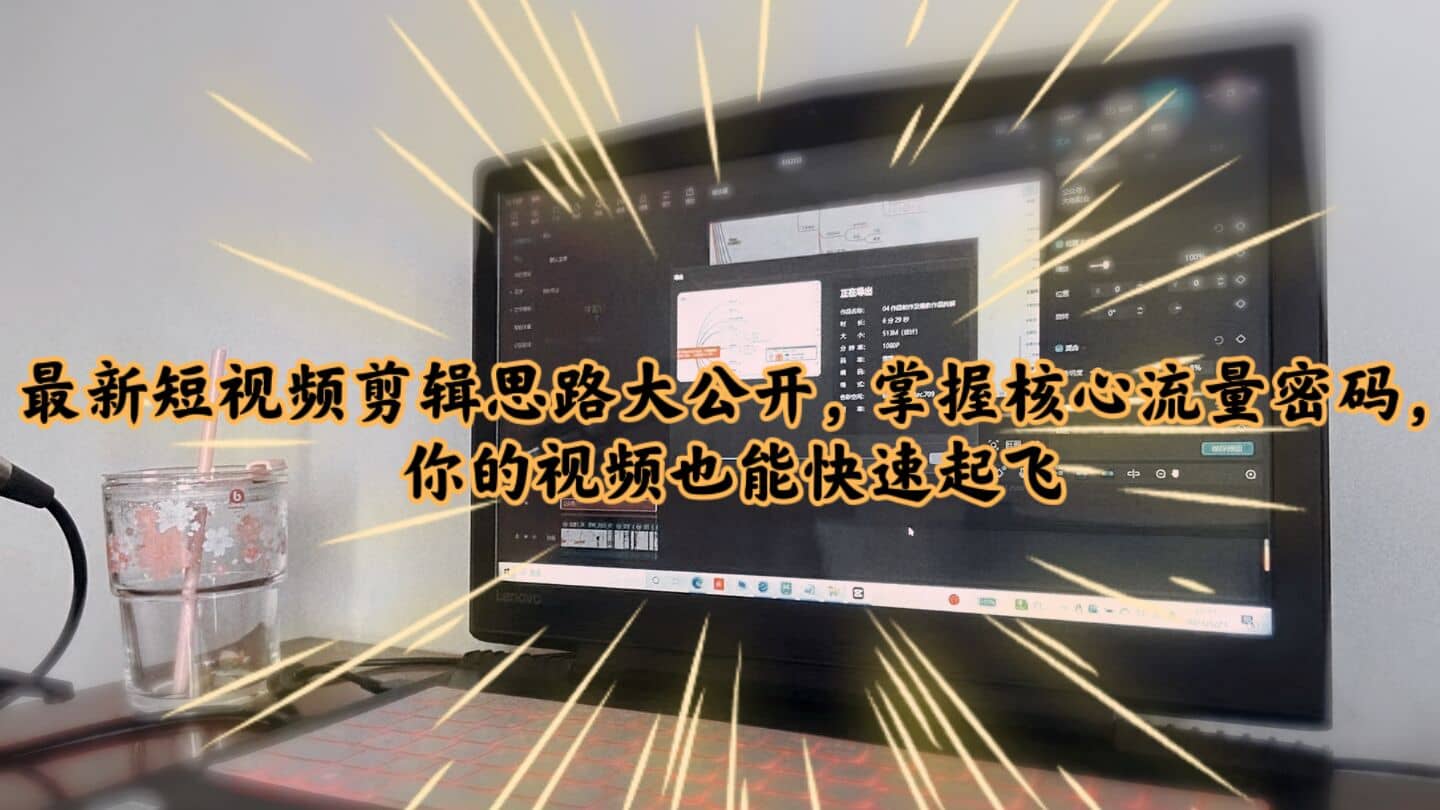 最新短视频剪辑思路大公开，掌握核心流量密码，你的视频也能快速起飞-廉价云资源网