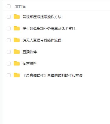 左小姐-直播带货俱乐部十三行、无人直播，全套教程附：工具、文档、话术资料-廉价云资源网