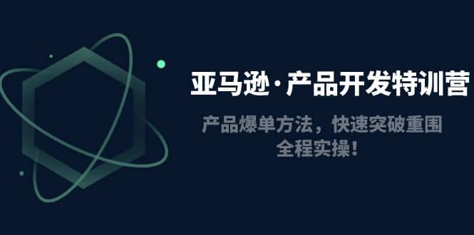亚马逊·产品开发特训营：产品爆单方法，快速突破重围，全程实操-廉价云资源网