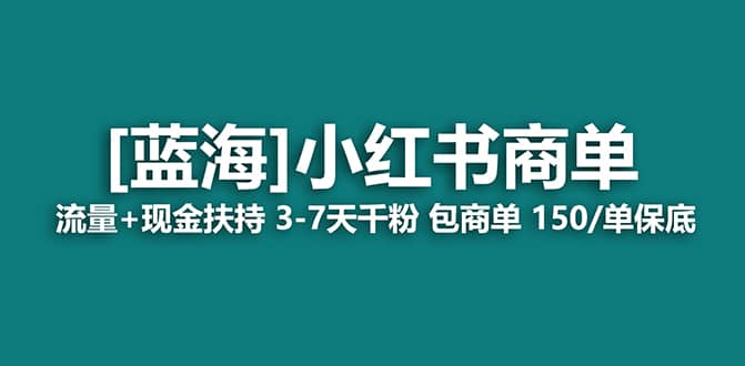 2023蓝海项目【小红书商单】流量+现金扶持，快速千粉，长期稳定，最强蓝海-廉价云资源网