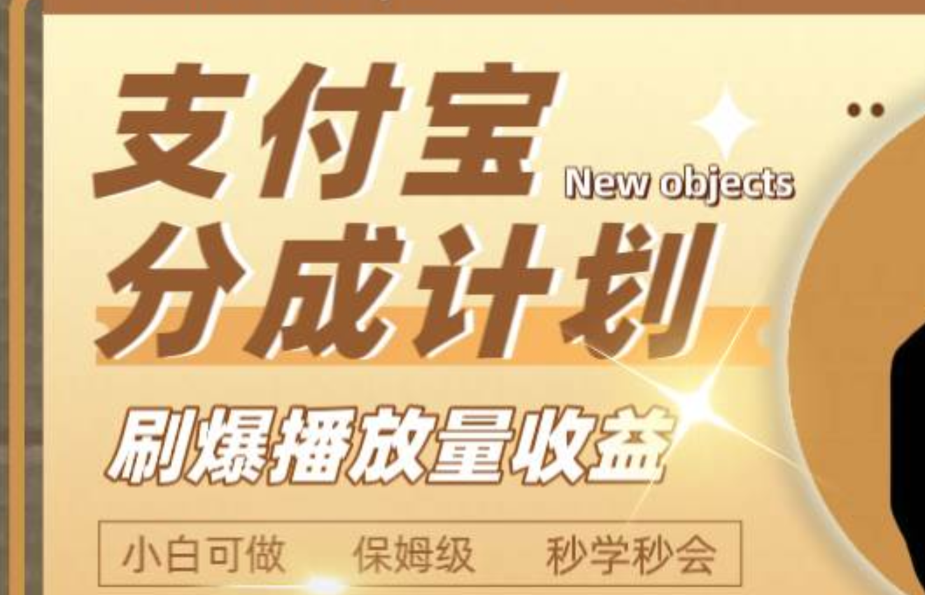 日入2000+的支付宝分成计划，刷爆播放量收益-廉价云资源网