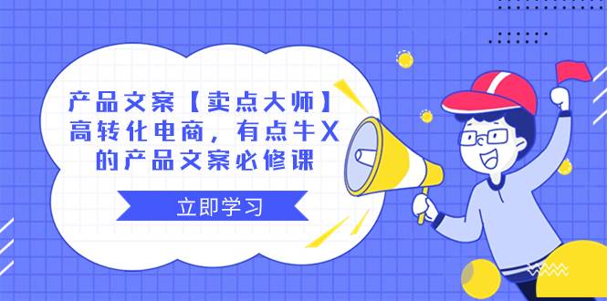 产品文案【卖点大师】高转化电商，有点牛X的 产品文案必修课-廉价云资源网