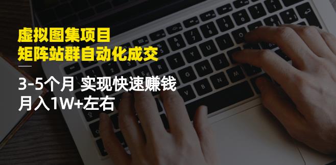 虚拟图集项目：矩阵站群自动化成交，3-5个月实现快速赚钱月入1W+左右-廉价云资源网