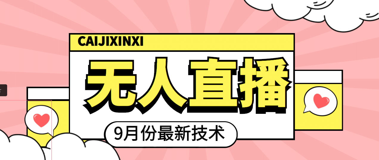 九月最新无人直播技术，轻松玩转无人直播（详细教程+全套软件）-廉价云资源网