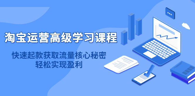 淘宝运营高级学习课程：快速获取流量核心秘密，轻松实现盈利！-廉价云资源网
