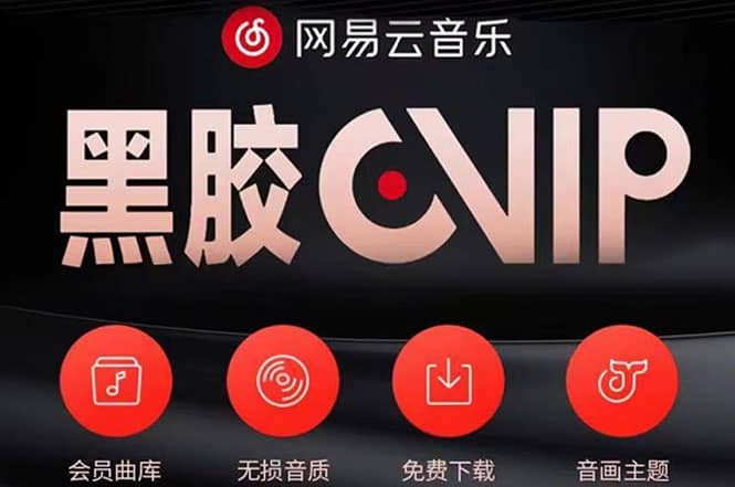 网易云撸黑胶年卡及变现方法，收益可无限放大-廉价云资源网