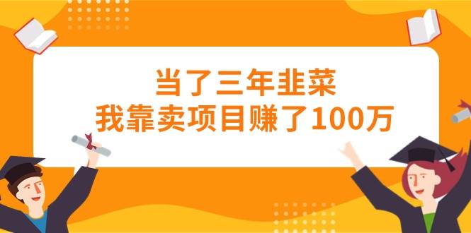 当了三年韭菜我靠卖项目赚了100万-廉价云资源网