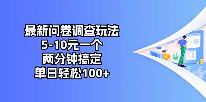最新问卷调查玩法，5-10元一个，两分钟搞定，单日轻松100+-廉价云资源网