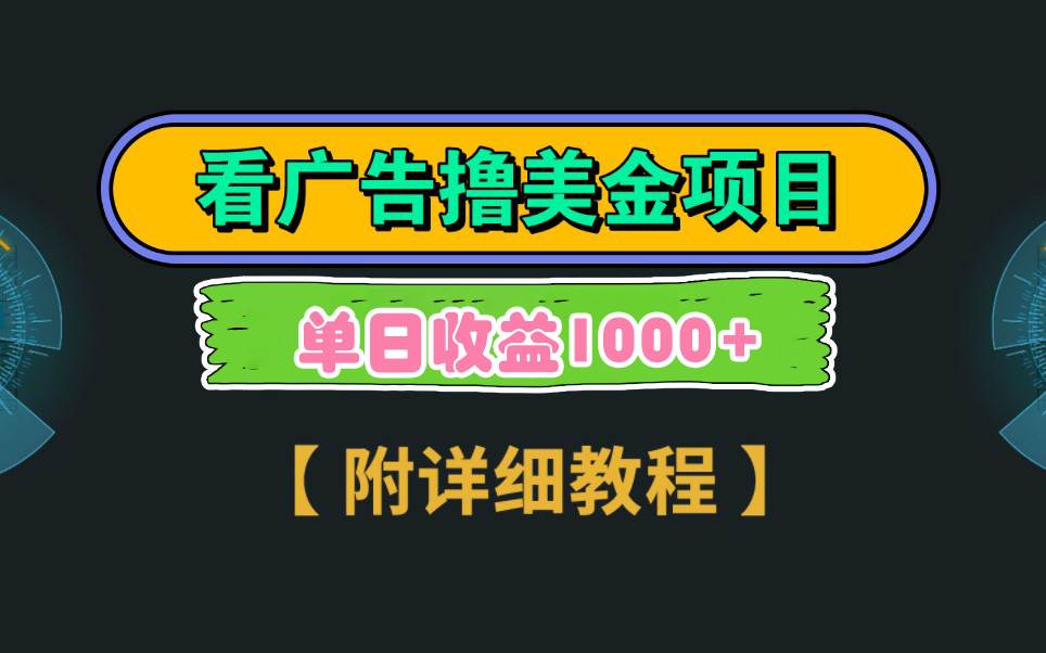 Google看广告撸美金，3分钟到账2.5美元 单次拉新5美金，多号操作，日入1千+-廉价云资源网