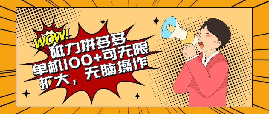 2024最新玩法，磁力单机100+，无脑操作，可无限扩大。别再错失机会了!!!-廉价云资源网