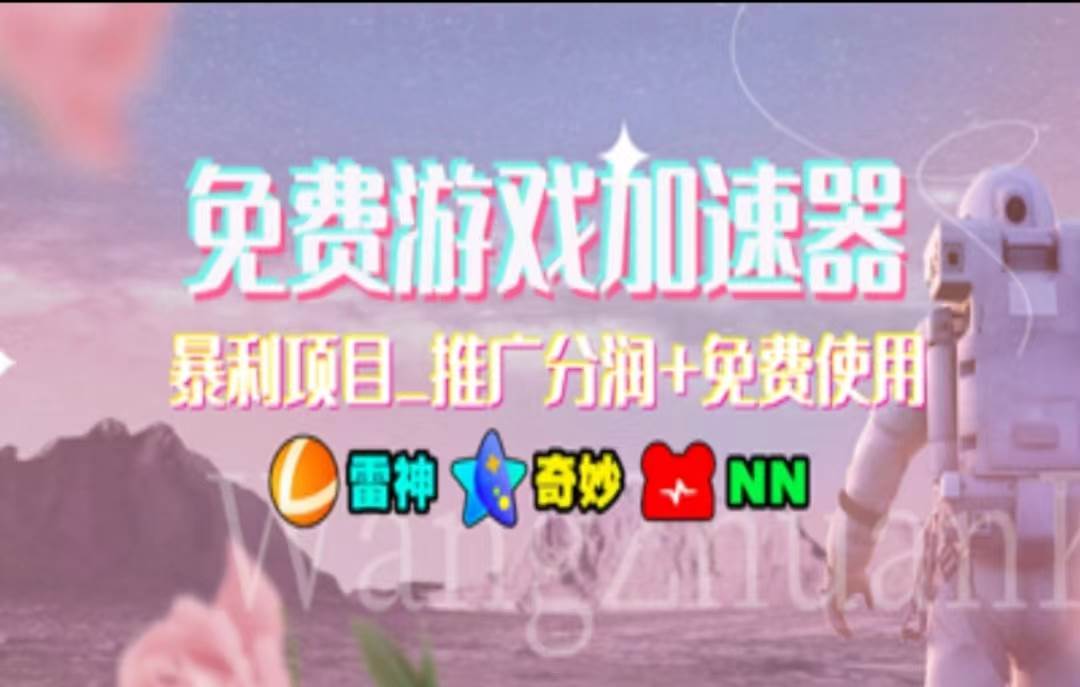 暑假风口项目，加速器拉新，轻松日入1000＋，有手就行，老奶奶都会-廉价云资源网