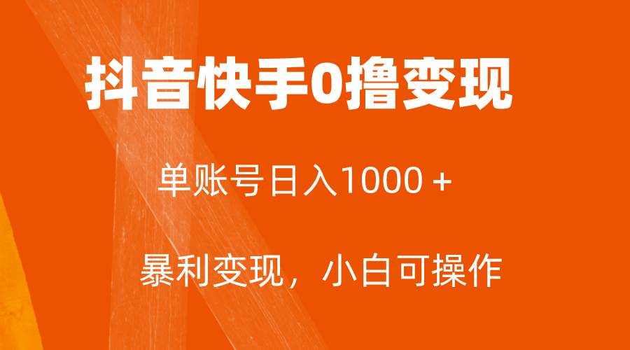 全网首发，单账号收益日入1000＋，简单粗暴，保底5元一单，可批量单操作-廉价云资源网