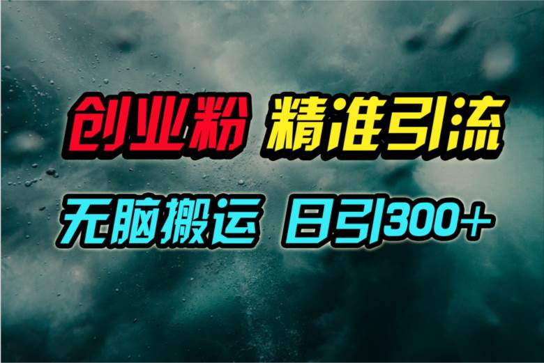 视频号纯搬运日引300+创业粉教程！-廉价云资源网