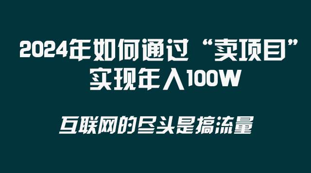 2024年如何通过“卖项目”实现年入100W-廉价云资源网