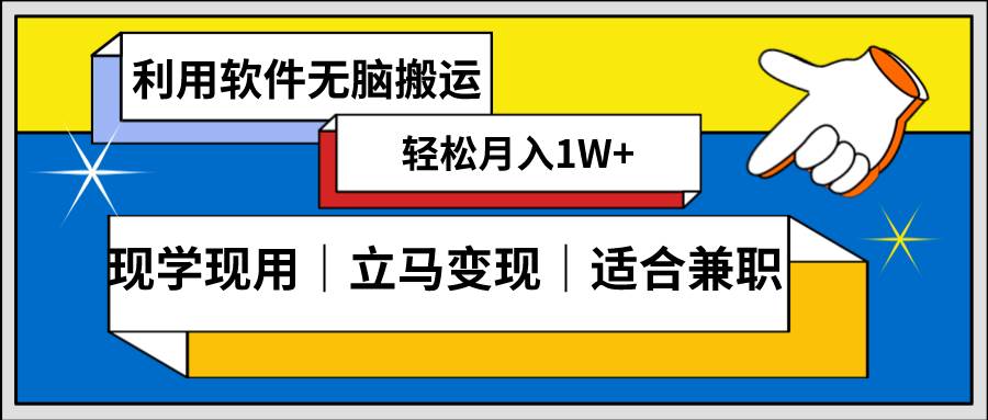 低密度新赛道 视频无脑搬 一天1000+几分钟一条原创视频 零成本零门槛超简单-廉价云资源网