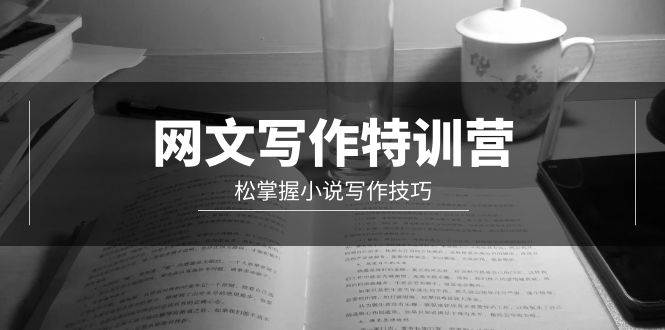 网文-写作特训营，轻松掌握小说写作技巧（20节视频课）-廉价云资源网