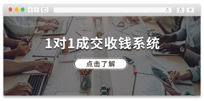 1对1成交 收钱系统，十年专注于引流和成交，全网130万+粉丝-廉价云资源网