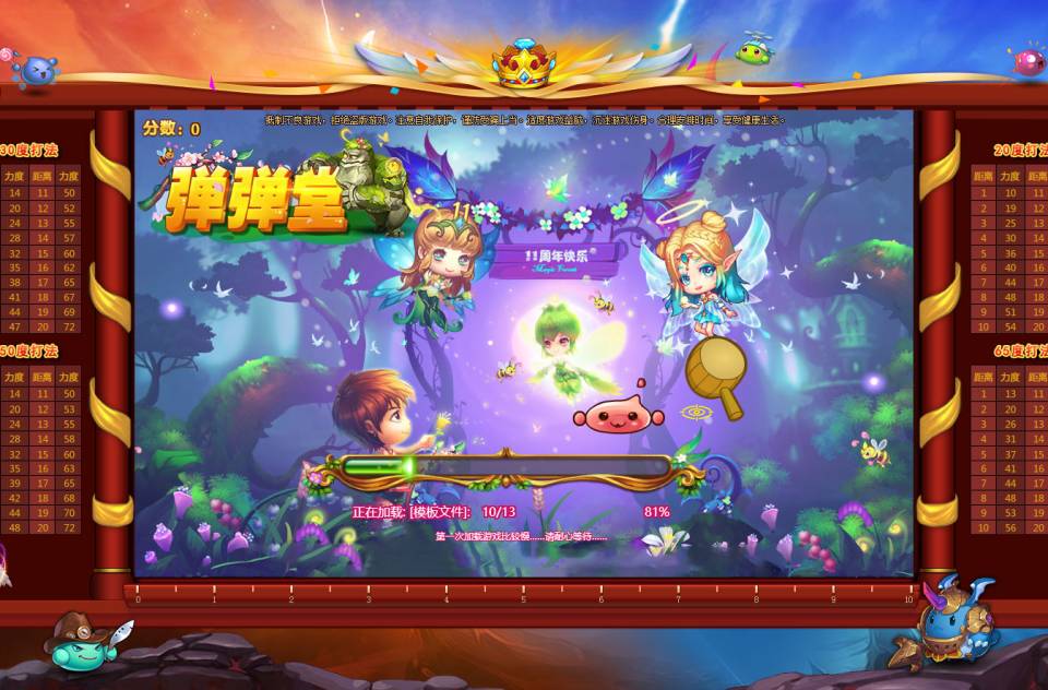 Q版回合竞技页游【弹弹堂10.8独家纹章版】最新整理Win一键服务端+管理后台+详细搭建教程-廉价云资源网